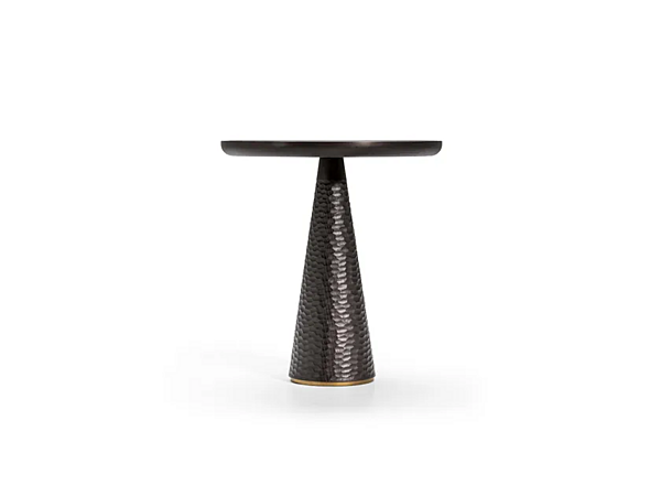 Tavolino da caffè rotondo in legno e vetro DUO POLTRONA FRAU fabbrica POLTRONA FRAU dall'Italia. Foto №2