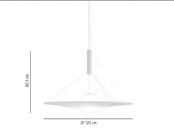 Lampada a sospensione LED regolabile in materiale AXOLIGHT Manto fabbrica Axolight dall'Italia. Foto №14