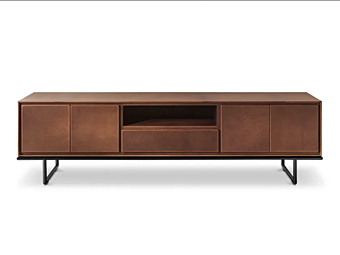 Credenza in pelle con ante Slick i 4 Mariani
