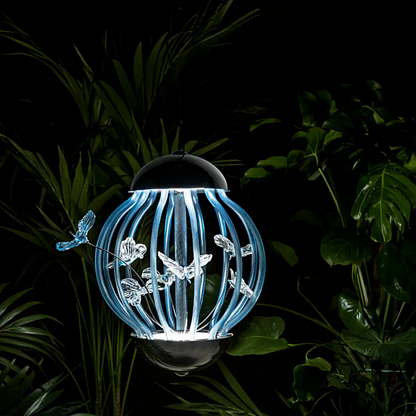 Lampada a sospensione in vetro LED a gabbia MULTIFORME SS2023B fabbrica MULTIFORME dall'Italia. Foto №2