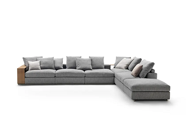 Divano angolare in tessuto con spazio di stoccaggio FLEXFORM Groundpiece fabbrica FLEXFORM dall'Italia. Foto №4