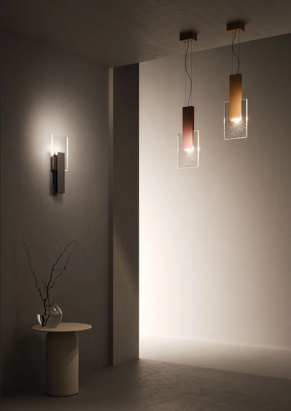 Lampada a sospensione in vetro Amulette Fabbian fabbrica Fabbian dall'Italia. Foto №7