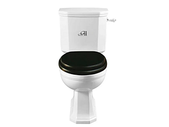 Туалет с закрытым бачком из фарфора Claremont Gentry Home fabbrica Gentry Home dall'Italia