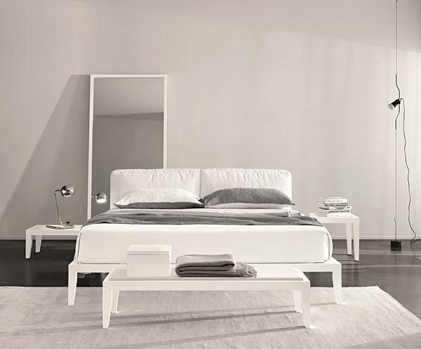 Letto matrimoniale con testata imbottita Lera Soft Duomo Design fabbrica Duomo Design dall'Italia. Foto №2