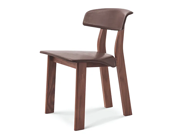 Sedia in legno con schienale aperto e pannello posteriore CASSINA fabbrica CASSINA dall'Italia. Foto №4