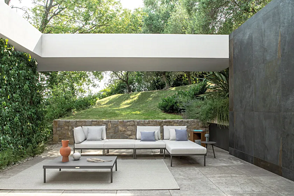 Divano a due posti in tessuto per giardino Flash Atmosphera FSH.MC fabbrica ATMOSPHERA dall'Italia. Foto №4