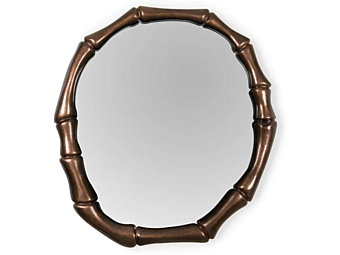Specchio da parete incorniciato in vetro BRABBU collezione Haiku