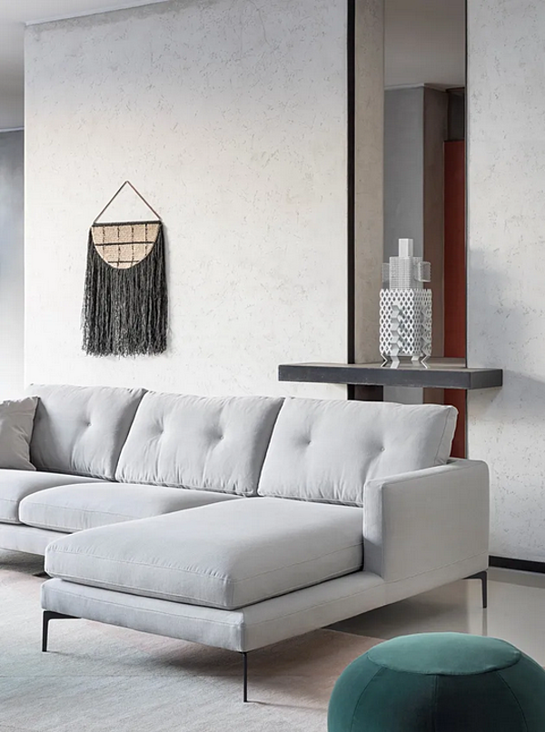 Divano a tre posti in tessuto Essentiel Saba fabbrica SABA dall'Italia. Foto №9