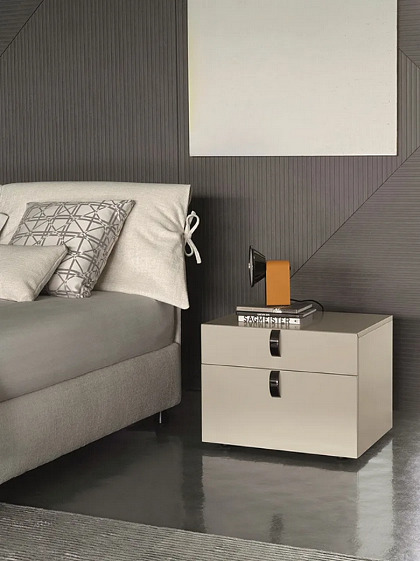 Letto matrimoniale con copertura removibile Nathalie Flou fabbrica Flou dall'Italia. Foto №19
