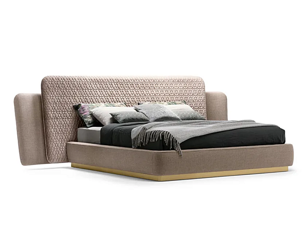 Letto matrimoniale con testata imbottita e struttura OPERA CONTEMPORARY SHEILA 44710 fabbrica OPERA CONTEMPORARY dall'Italia. Foto №1