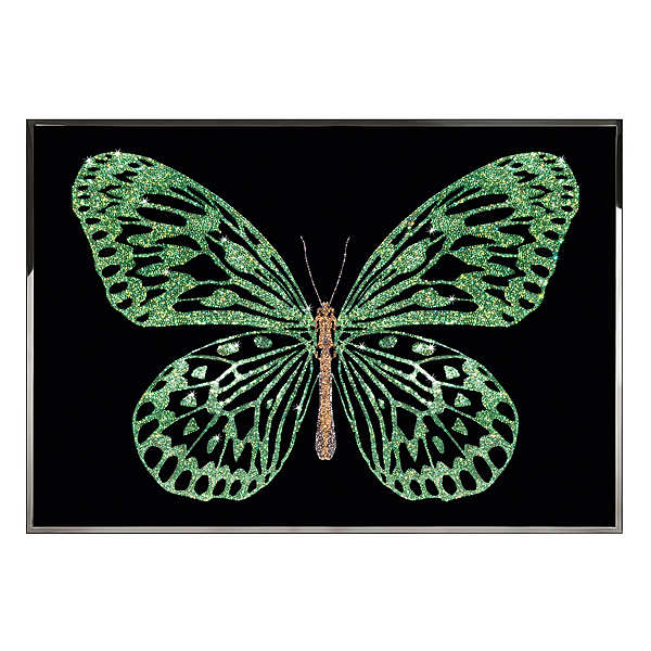 Quadro VISIONNAIRE (IPE CAVALLI) Green Butterfly Salone del Mobile Milano
