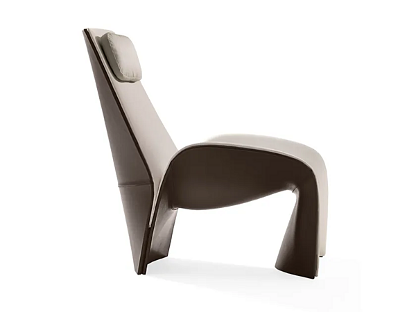 Poltrona in pelle EVA GIORGETTI 66910, 66911 fabbrica GIORGETTI dall'Italia. Foto №1