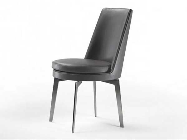 Poltrona in pelle con cuscino integrato Feel Good FLEXFORM fabbrica FLEXFORM dall'Italia. Foto №1