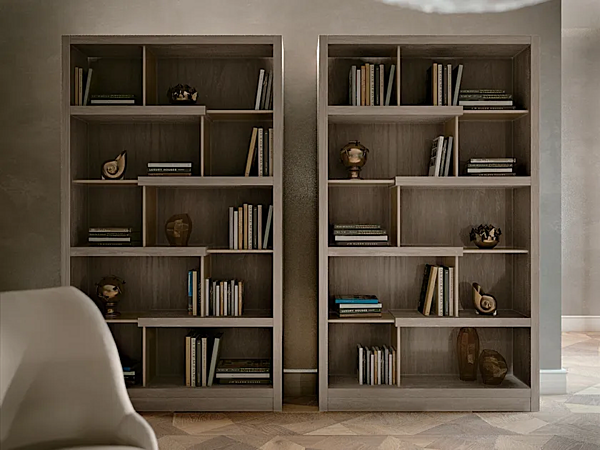 Libreria in legno aperta Segreti S1910 ARTE BROTTO S1910 fabbrica Arte Brotto dall'Italia. Foto №1