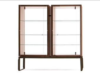 Vetrina in legno e vetro GIORGETTI collezione AEI 60000, 60005