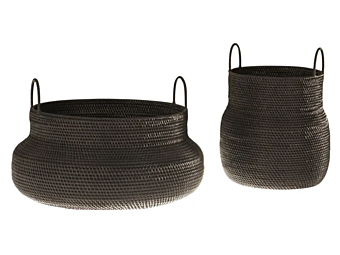 Cesto in rattan LIGNE ROSET Along fabbrica LIGNE ROSET dall'Italia