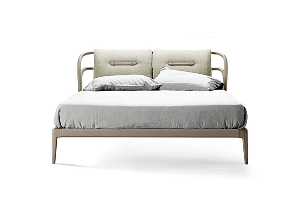 Letto matrimoniale in legno massello con testata imbottita DALE Smusso P 630 fabbrica Dale Italia (by Cantiero) dall'Italia. Foto №4