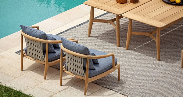 Tavolo da giardino rettangolare in teak POLTRONA FRAU The Secret Garden fabbrica POLTRONA FRAU dall'Italia. Foto №10