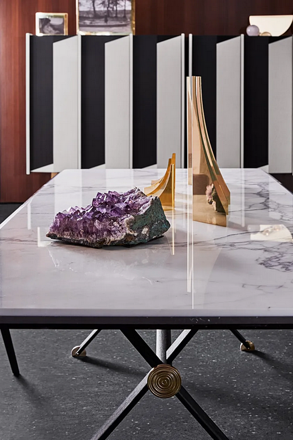 Tavolo rettangolare in marmo Maat Gallotti&Radice fabbrica Gallotti & Radice dall'Italia. Foto №6