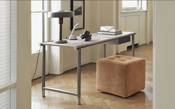 Pouf in tessuto IKO Flou fabbrica Flou dall'Italia. Foto №2