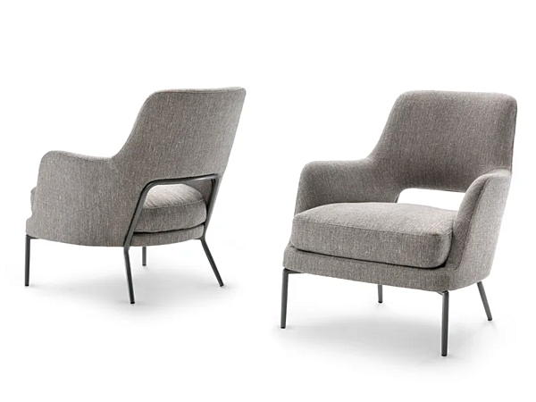 Poltrona con braccioli in tessuto Joyce FLEXFORM fabbrica FLEXFORM dall'Italia. Foto №1