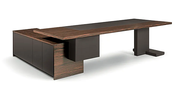 Scrivania direzionale in legno a forma di L INCA i 4 Mariani fabbrica i 4 Mariani dall'Italia. Foto №2