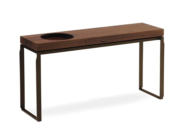 Tavolo console rettangolare in legno con cassetti GIORGETTI AEI 60003, 60008, 60009 fabbrica GIORGETTI dall'Italia. Foto №1