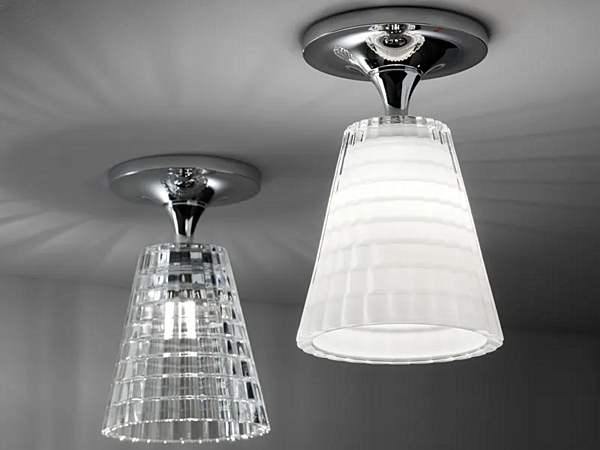 Lampada da soffitto in cristallo Fabbian Flow fabbrica Fabbian dall'Italia. Foto №2