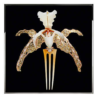 Murale, pittura VISIONNAIRE (Ipe CAVALLI) Orchidea Lalique fabbrica VISIONNAIRE (IPE CAVALLI) dall'Italia