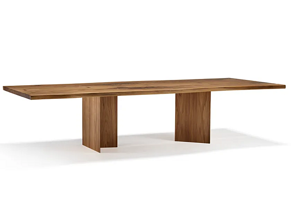 Tavolo rettangolare in legno massello Vero Boomerang ARTE BROTTO L620, BOOMERANG fabbrica Arte Brotto dall'Italia. Foto №1