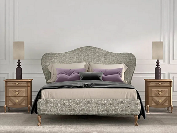 Letto matrimoniale con testata imbottita CASA +39 FLY C22001, C22002 fabbrica CASA +39 dall'Italia. Foto №1