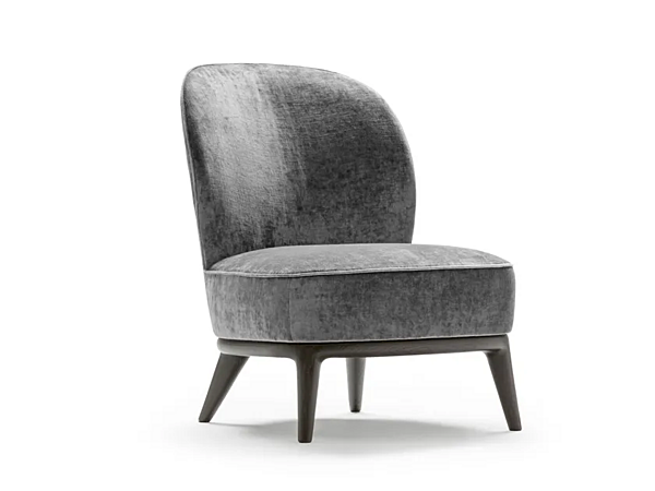 Poltrona imbottita con gambe in legno Nicole OPERA CONTEMPORARY 49039 fabbrica OPERA CONTEMPORARY dall'Italia. Foto №1