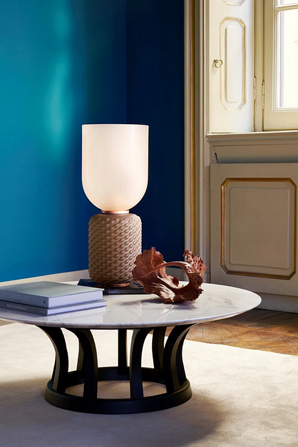 Lampada da tavolo in vetro soffiato con base in marmo CASSINA Ficupala fabbrica CASSINA dall'Italia. Foto №6