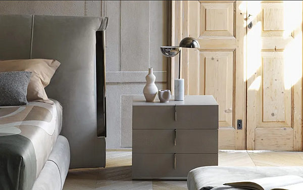 Comodino con cassetti in legno Ari Flou fabbrica Flou dall'Italia. Foto №7