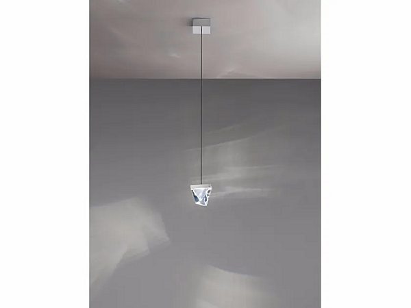 Lampadario a sospensione in cristallo LED Tripla Fabbian fabbrica Fabbian dall'Italia. Foto №1