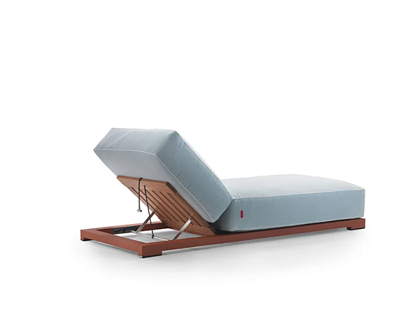 Lettino prendisole reclinabile in tessuto FLEXFORM Milos fabbrica FLEXFORM dall'Italia. Foto №4
