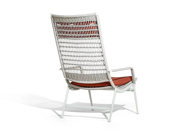 Poltrona da giardino con braccioli in corda Solaria Poltrona Frau fabbrica POLTRONA FRAU dall'Italia. Foto №3