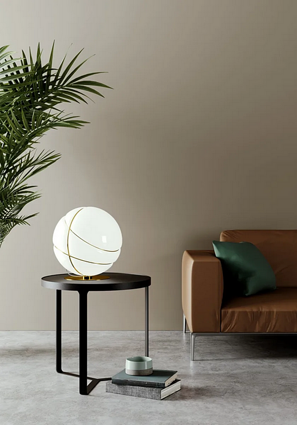 Lampada da tavolo in vetro soffiato Armilla Fabbian fabbrica Fabbian dall'Italia. Foto №4