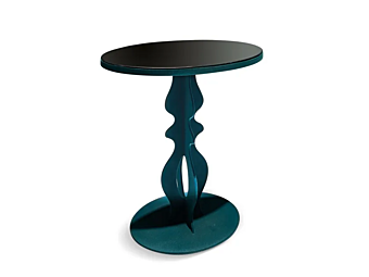 Tavolino da caffè ovale in vetro specchiato Jasper CORTEZARI 163-S