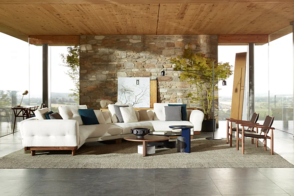 Divano modulare con rivestimento sfoderabile Sengu CASSINA 556 fabbrica CASSINA dall'Italia. Foto №28