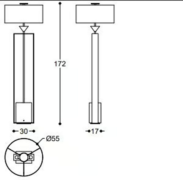 Lampada da terra in metallo LED Tosca Black Tie TOS170 fabbrica Black Tie dall'Italia. Foto №8