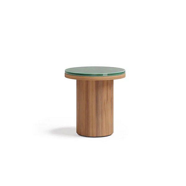 Tavolino laterale da giardino in teak Atmosphera collezione Frisbee FR.SR fabbrica ATMOSPHERA dall'Italia. Foto №3
