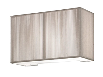 Applique da parete in seta fatta a mano Clavius AXOLIGHT