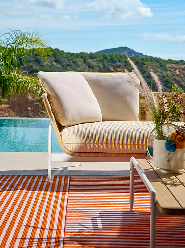Divano modulare in tessuto con copertura removibile CASSINA Esosoft Outdoor fabbrica CASSINA dall'Italia. Foto №2