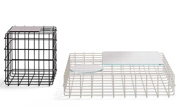 Tavolino da caffè in ferro basso Leyva Saba fabbrica SABA dall'Italia. Foto №4