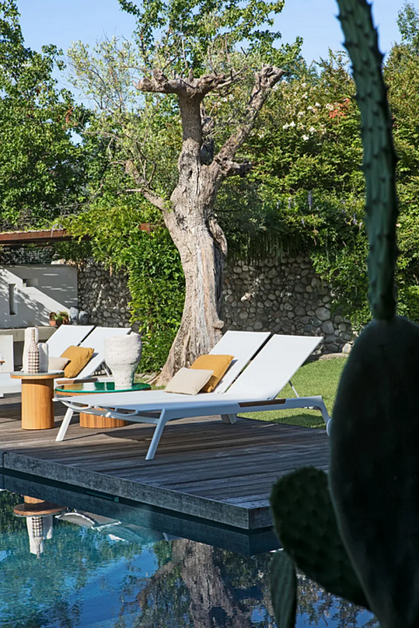 Лежак с двойным текстиленом и алюминием NEVADA Atmosphera fabbrica ATMOSPHERA dall'Italia. Foto №7