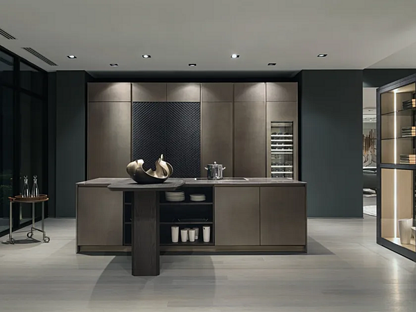 Cucina in legno con maniglie integrate GIORGETTI GK 01 fabbrica GIORGETTI dall'Italia. Foto №4