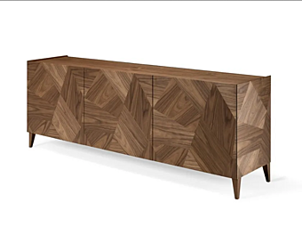 Walnut Sideboard Frammenti L411N by Arte Brotto