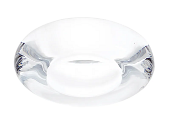 Plafoniera in cristallo incassata per soffitto falso Fabbian Tondo fabbrica Fabbian dall'Italia