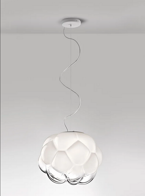 Lampada a sospensione in vetro Cloudy Fabbian F21 A02 71 fabbrica Fabbian dall'Italia. Foto №12